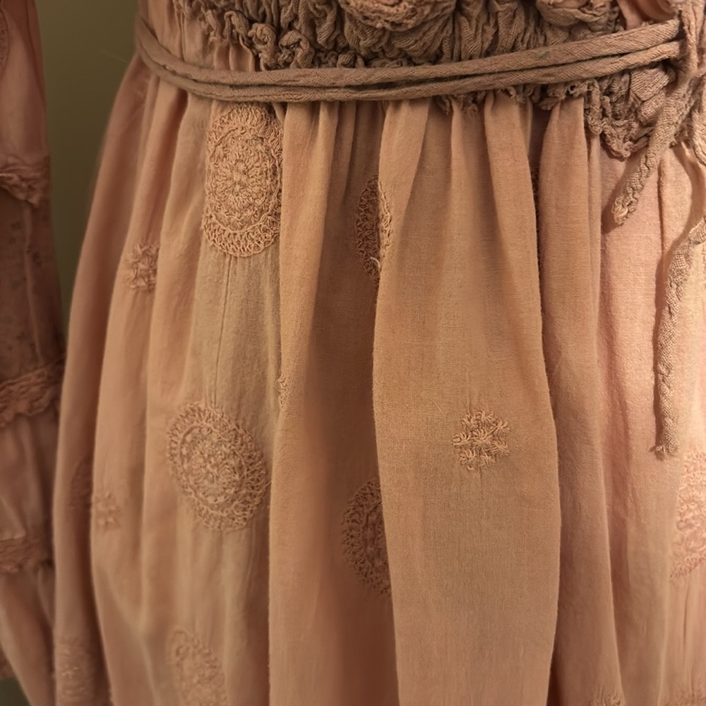 Free People Pink Long Sleeve Dress - Picture 4 of 7